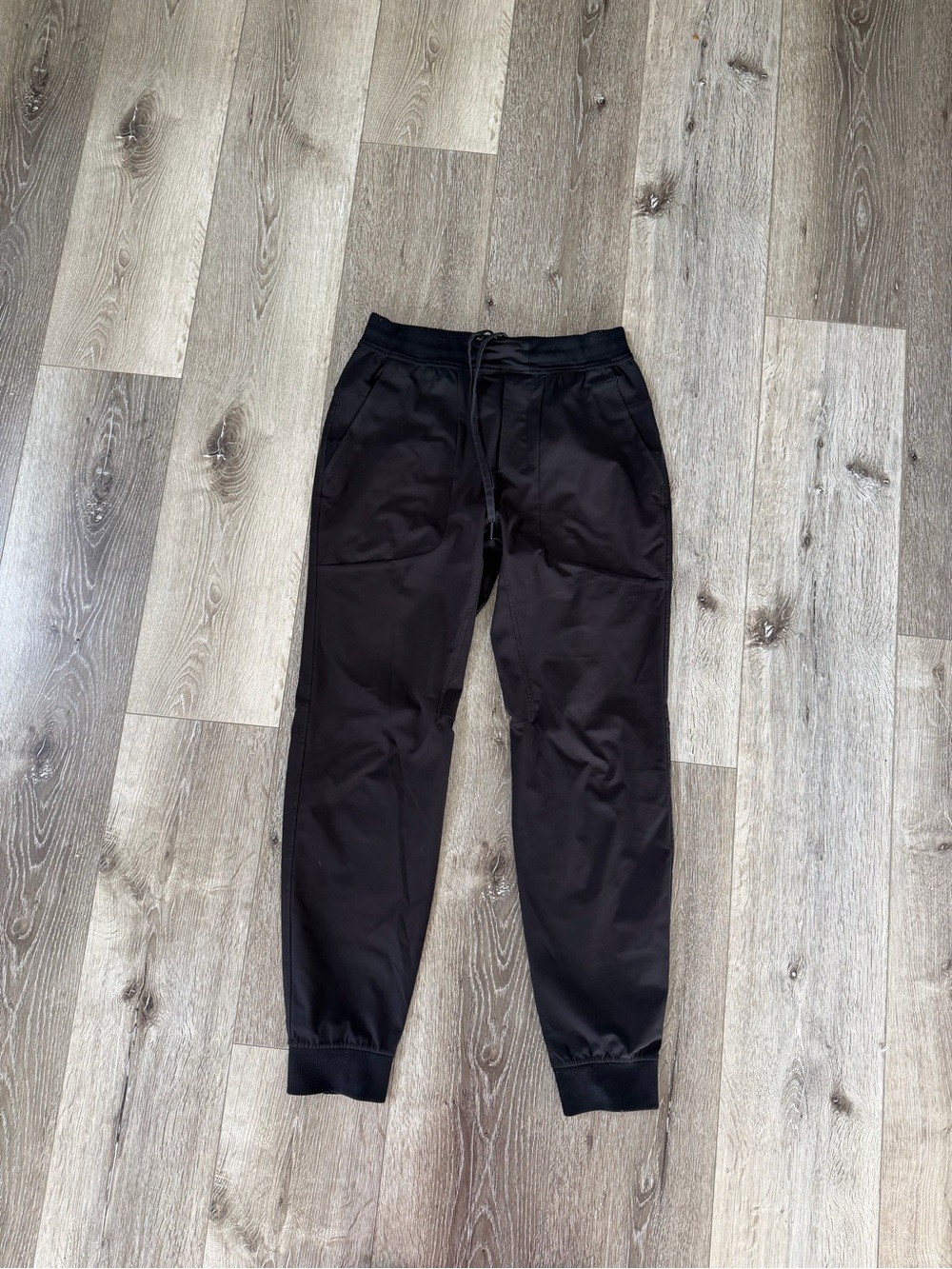 Men's Black Lulu Lemon Drawstring Jogger Pants